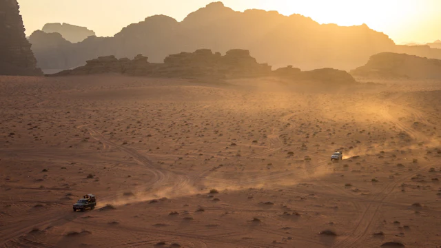 safari dans le désert à Wadi Rum
